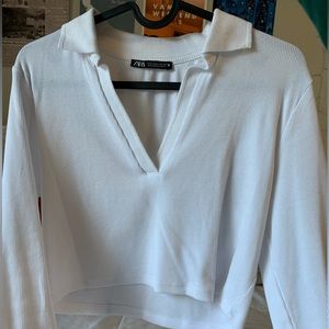 Zara Collar Crop Top